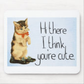 Cat Sprichwort Mousepad (Vorne)