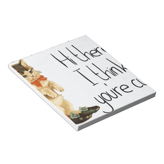 Cat Sprichwort Notizblock (angewinkelt)
