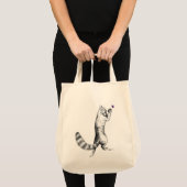 Cat Springing Tragetasche (Vorderseite (Produkt))