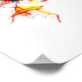 Cat Spritzer Poster (Ecke)