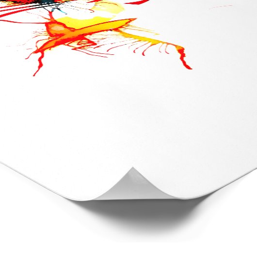 Cat Spritzer Poster (Ecke)