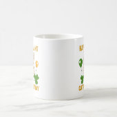 Cat St. Patrick's Day for Cat Lover Kaffeetasse (Mittel)