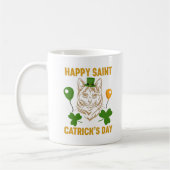 Cat St. Patrick's Day for Cat Lover Kaffeetasse (Links)