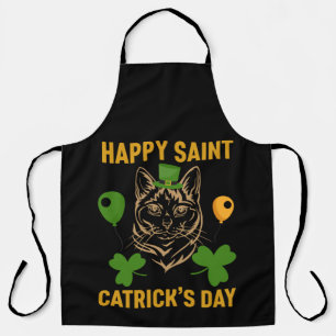 Cat St. Patrick's Day for Cat Lover Schürze
