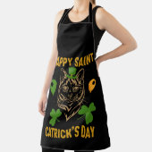 Cat St. Patrick's Day for Cat Lover Schürze (InSitu)