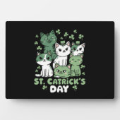 Cat St Patrick's Day Funny Catrick's Day Fotoplatte (Vorderseite)