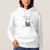 Cat Stack Hoodie - "Stacks Kittens" (Vorderseite)