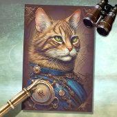 Cat Steampunk 3 Decoupage Paper Seidenpapier