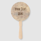 Cat Steampunk Vintag Retro Style Machine Fächer (Rückseite)