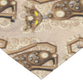 Cat Steampunk Vintag Retro Style Machine Tischdecke (Schrägansicht)