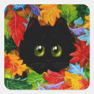 Cat Stickers Creationarts fallen