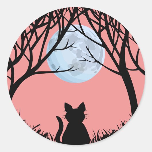 Cat Stickers Fun Halloween Cat Stickers (Vorderseite)