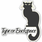 Cat Stickers Personalisiert Le Chat Cat Decals Aufkleber (Vorderseite)