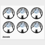 Cat Stickers Spaß Halloween Cat Stickers Cat Lover (Blatt)