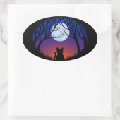 Cat Stickers Spaß Halloween Cat Stickers Cat Lover (Tasche)