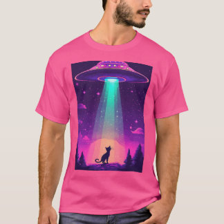 Cat Stolen by Ufo T-Shirt