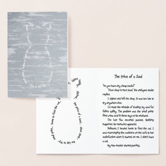 Cat Story Foil Card Folienkarte (Anzeige)