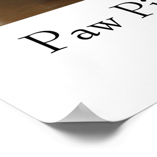 Cat & Strawberries Poster! Poster (Ecke)