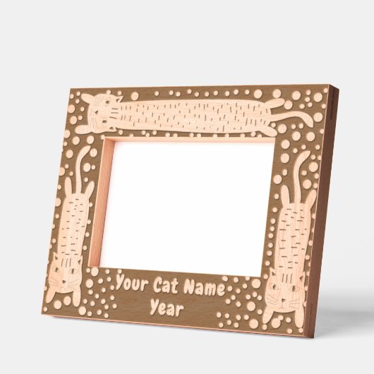 Cat Stretching Geätzte Rahmen (Links)