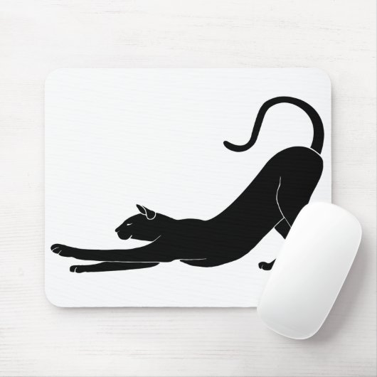 Cat Stretching Mousepad (Mit Mouse)