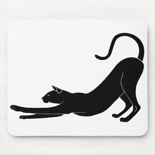 Cat Stretching Mousepad (Vorne)