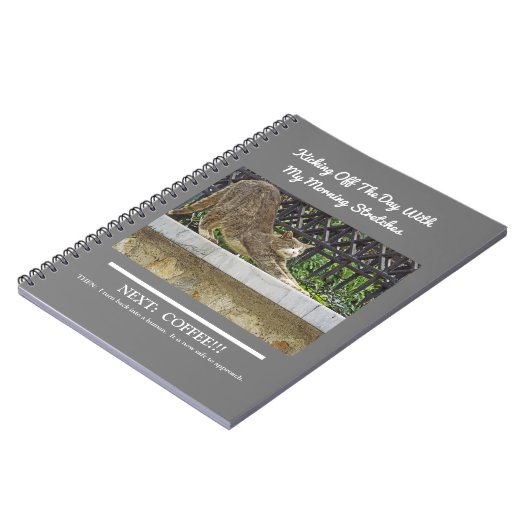 CAT-STRETCHING NOTIZBLOCK (Linke Seite)