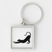 Cat Stretching Schlüsselanhänger (Vorne)