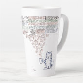 Cat Strong Coffee Milchtasse (Rechte Ecke)