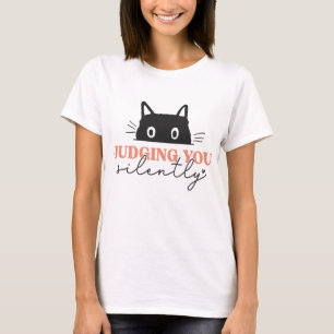 Cat stumm beurteilen T-Shirt