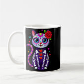 Cat Sugar Skull Cute Cat For Cat Lover Cat-m Kaffeetasse (Links)