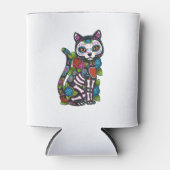 Cat Sugar Skull Mexico Calavera Dia De Los Muertos Dosenkühler (Vorderseite)