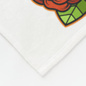 Cat Sugar Skull Mexico Calavera Dia De Los Muertos Fleecedecke (Ecke)