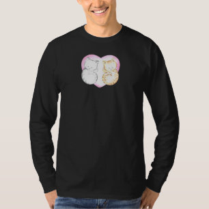 Cat Summer Wedding Jubiläum Verlobung Valentin T-Shirt
