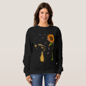Cat Sunflower Psoriasis Awareness Sweatshirt (Vorne ganz)