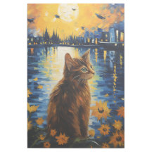 Cat Sunflowers