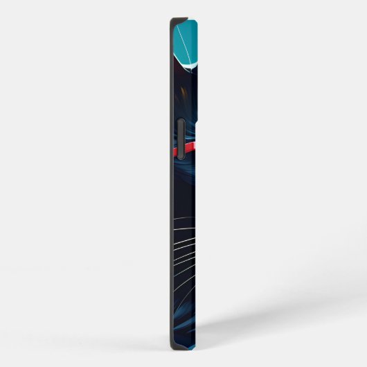 CAT SUNGLASSES iPhone 13 Pro Slim Fit Case, glänze iPhone Hülle (Rechte Seite)