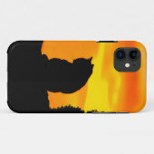 Cat Sunset Case-Mate iPhone Hülle (Rückseite (Horizontal))