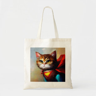 Cat Superhero Tragetasche