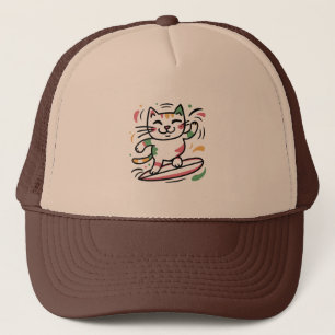 Cat surf truckerkappe