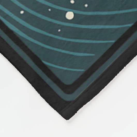 Cat Surfing Japanese _2  Fleecedecke (Ecke)