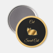 Cat Sweet Cat Magnet (Vorderseite/Rückseite)