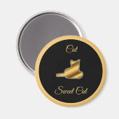 Cat Sweet Cat Magnet (Vorderseite/Rückseite)