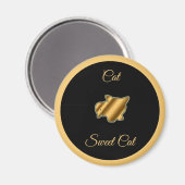 Cat Sweet Cat Magnet (Vorderseite/Rückseite)