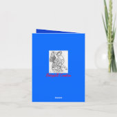 Cat Sympathy Card Karte (Rückseite)