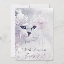 Cat Sympathy Card Karte