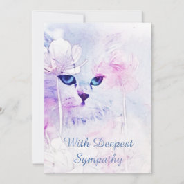 Cat Sympathy Card Karte