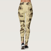 Cat Symphony, 1868 by Moritz von Schwind Leggings (Rückseite)