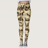 Cat Symphony, 1868 by Moritz von Schwind Leggings (Vorderseite)