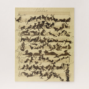 Cat Symphony von Moritz von Schwind Puzzle