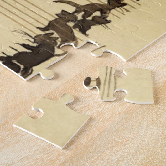 Cat Symphony von Moritz von Schwind Puzzle (Seite)